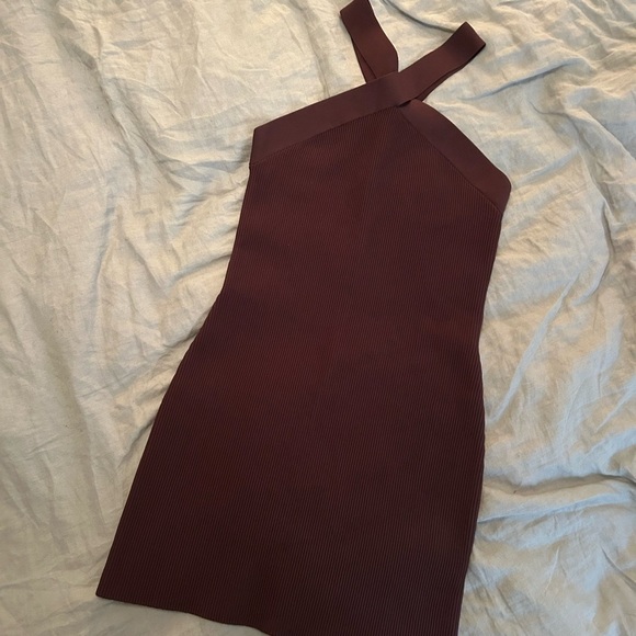 Aritzia Babaton Sculpt Brown Dress - Picture 3 of 5